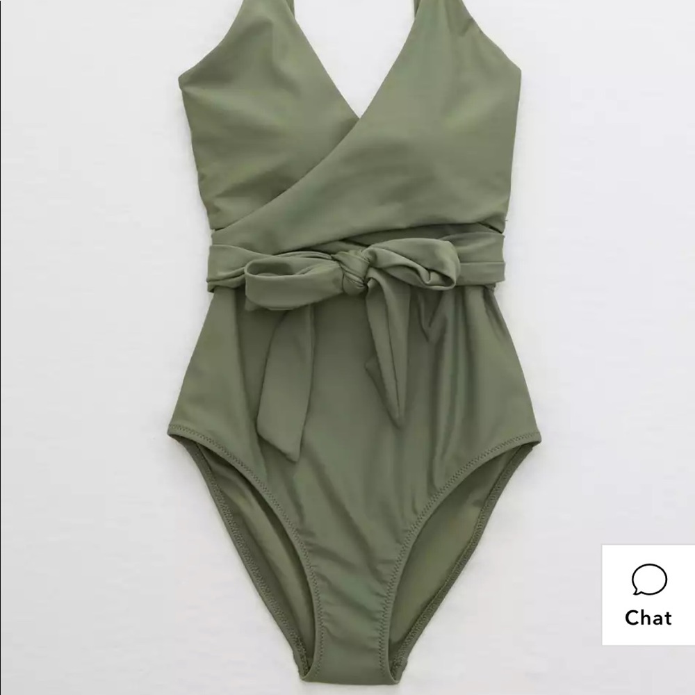 Aerie Wrap One Piece Swimsuit